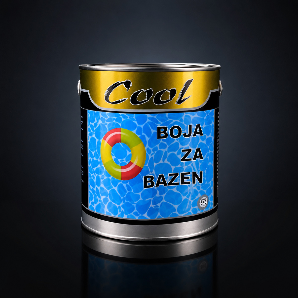 COOL boja za bazen RAL 5012 3kg