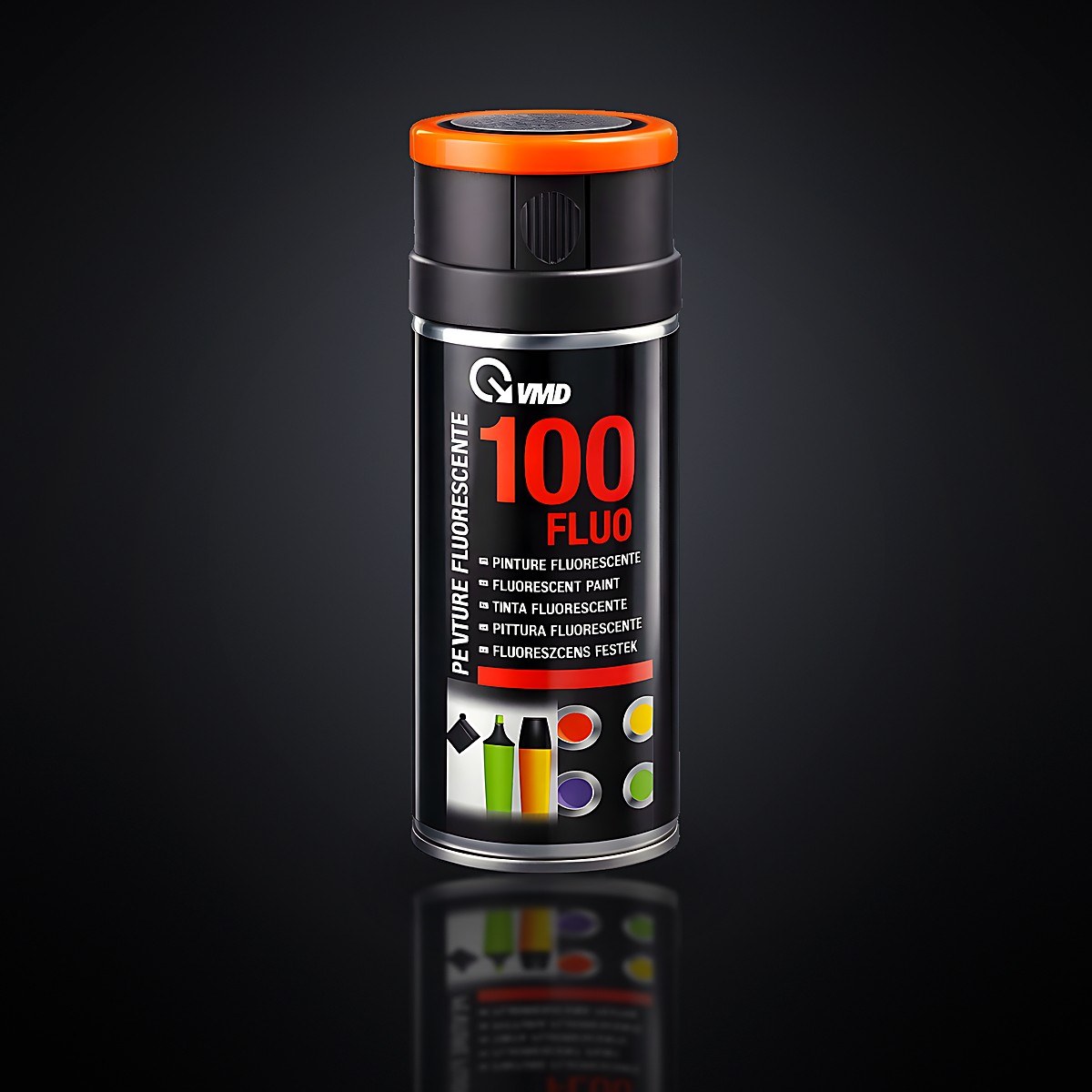 VMD 100 FLUO fluorescentni narandžasti sprej