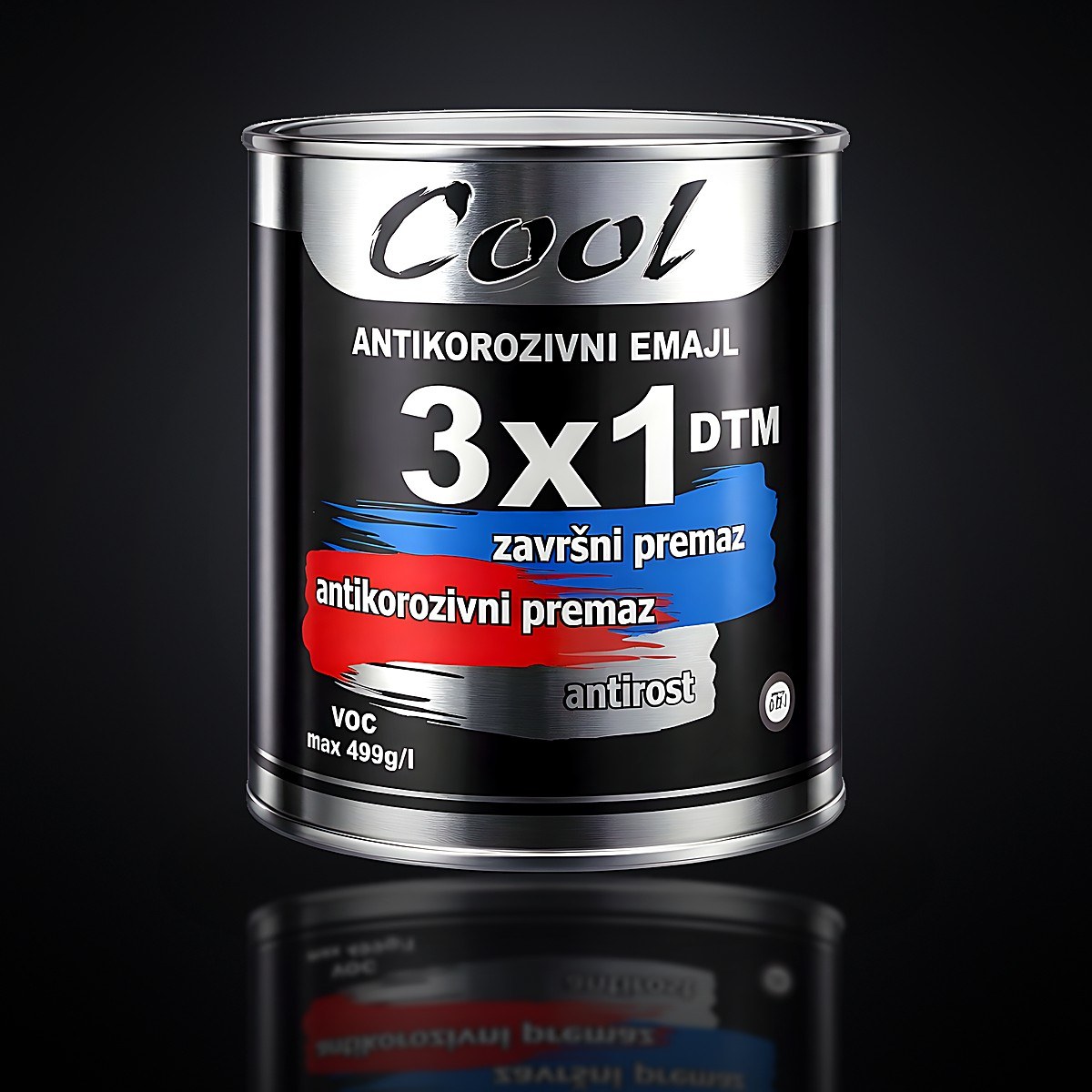 Cool 3x1 crna 0,75l