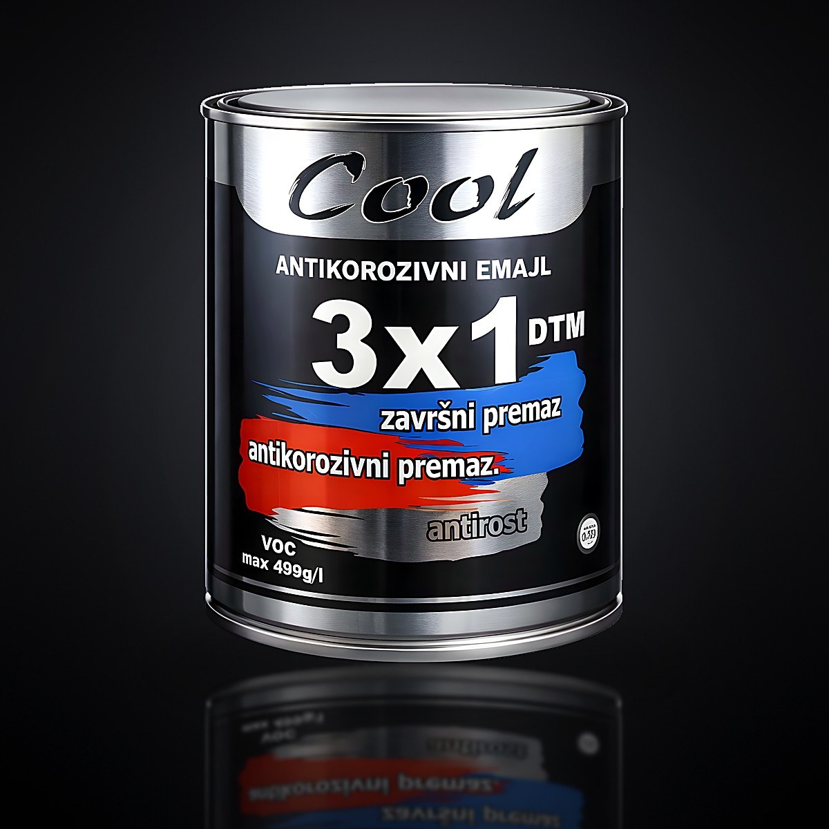 Cool 3x1 antracit 0,75l
