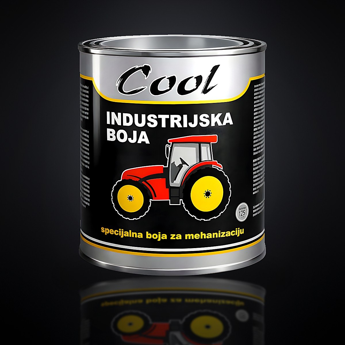 Cool industrijska boja crvena