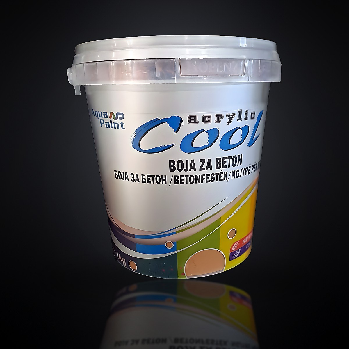 Cool boja za beton smeđa 11, 1 kg